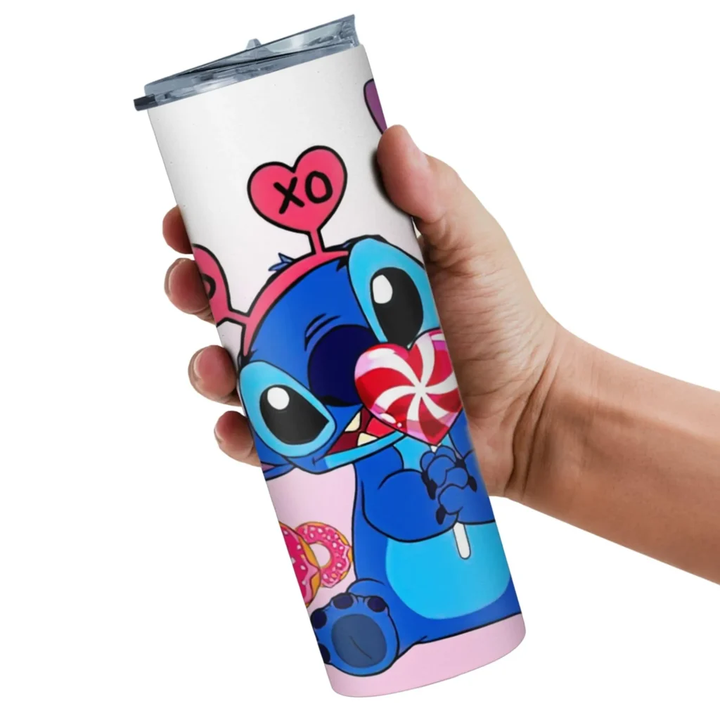 Valentine's Stitch Tumbler: Toast to Love with Our Adorable, Custom