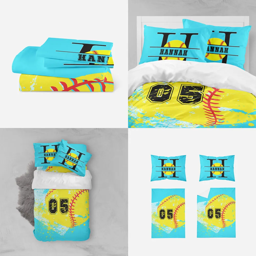 softball bed | softball bedding | softball comforter set