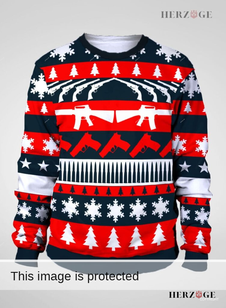 gun christmas sweater | gun ugly christmas sweater | gun ugly sweater | ugly gun christmas sweater