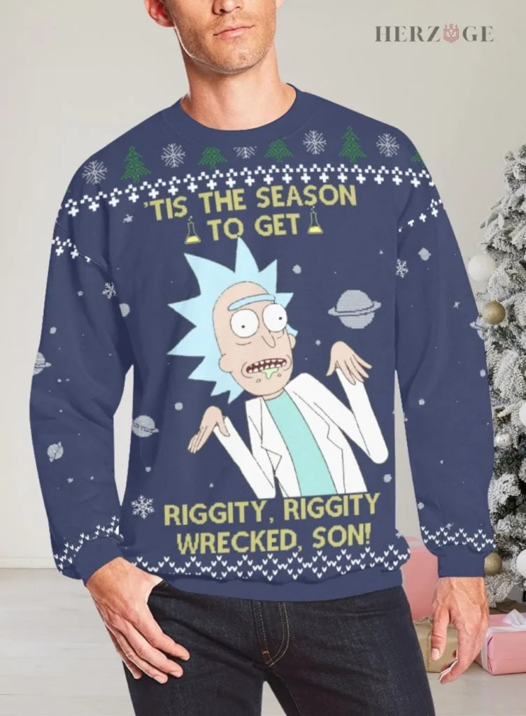 rick and morty christmas sweater | rick and morty ugly christmas sweater | rick and morty ugly sweater