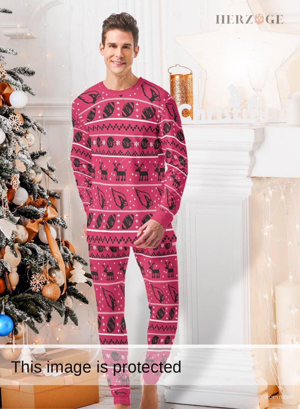 Cardinal Christmas Pajamas for Family